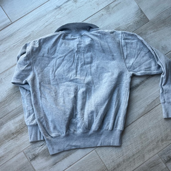 ESY surf co heather grey collared sweatshirt Key West size L - Picture 2 of 3